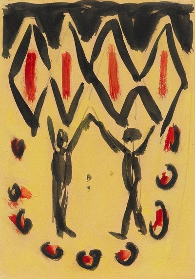 Dancing Couple by Ernst Ludwig Kirchner
